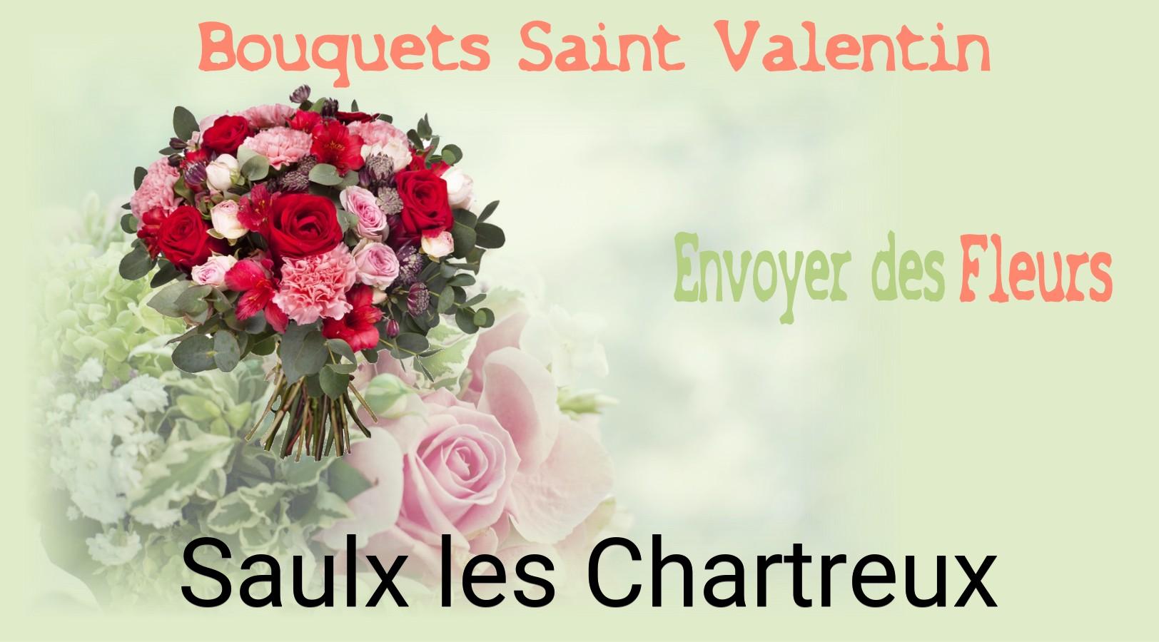 Roses de Saint-Valentin livrées à Saulx-les-Chartreux